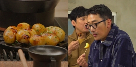 배우 하정우가 감자를 먹고 있는 모습.MBC‘전지적 참견 시점’캡처