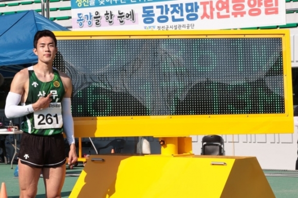 남자 세단뛰기 김장우, 16년 만에 한국 기록 17ｍ 13으로 경신…“도쿄 세계선수권 도전”