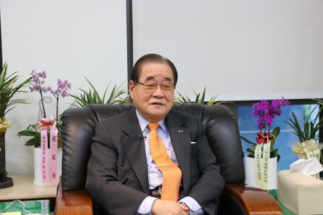 이종찬 광복회장. 광복회 제공