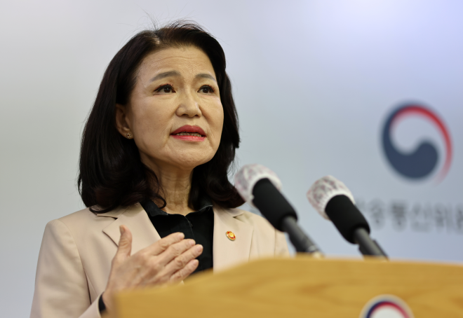이진숙 방송통신위원장. 연합뉴스