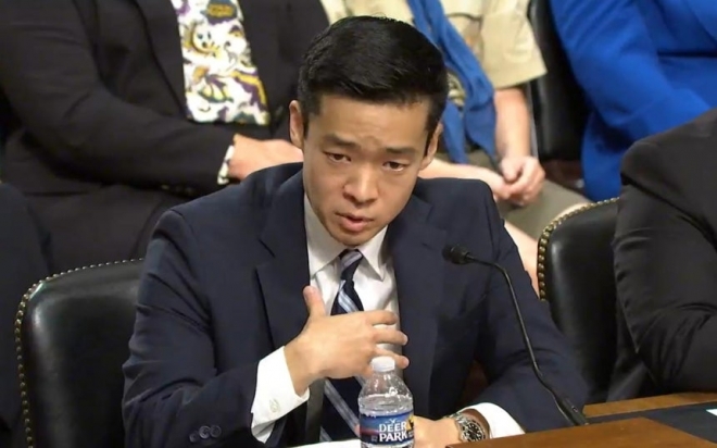 アメリカ国防省インド・太平洋次官補に地名されたゾーン櫓東アジア担当副次官補が 7日(現地時間) 米しきりに上院軍事委員会の承認聴聞会で発言している. 連合ニュース