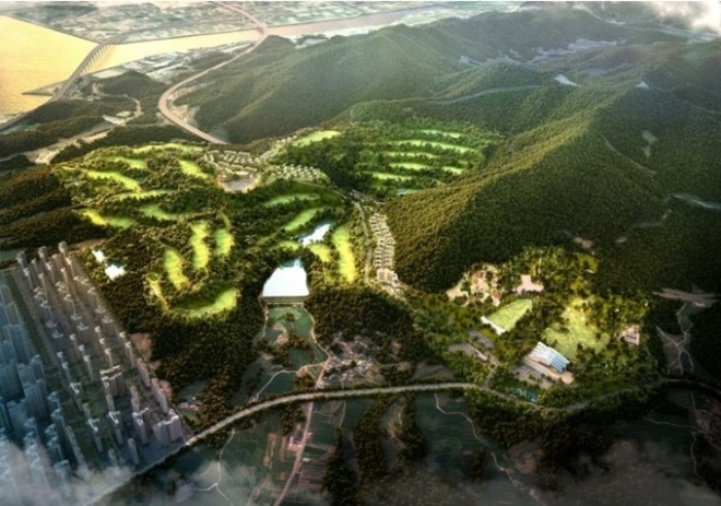 광양시 구봉산 관광단지 조감도. 광양시 제공.