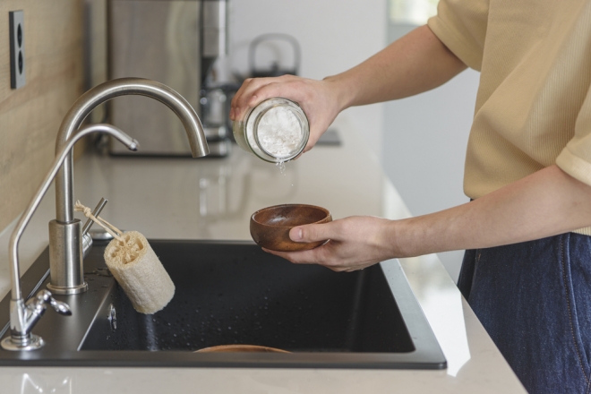 베이킹 소다 자료사진. 아이클릭아트