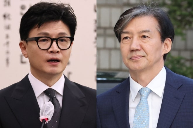 “수사 받을 준비하라”…<b>조국</b>, <b>한동훈</b> ‘공개 <b>토론</b>’ <b>제안</b> 거부