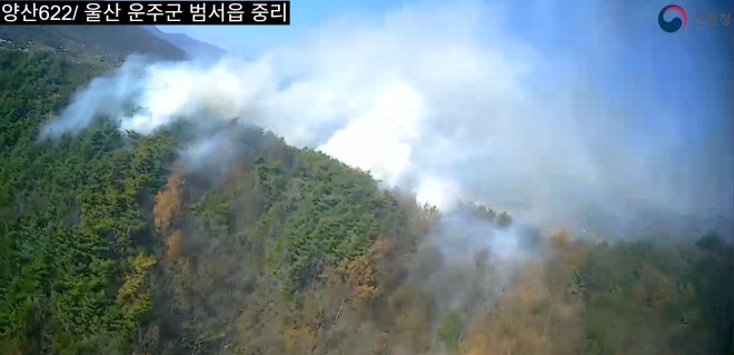 <b>울산 울주군 산불 진화</b>…인명피해 없어