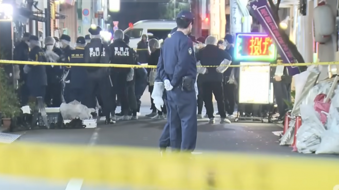 일본 도쿄의 한 유흥업소 냉동고에서 갓난아이의 시신이 발견돼 경찰이 수사에 나섰다. TV 아사히 보도화면 캡처