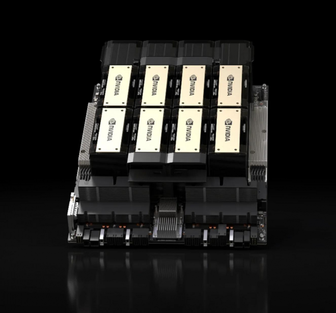 미국 정부가 중국 수출을 허가한 엔비디아의 H200 칩.바이두 캡처