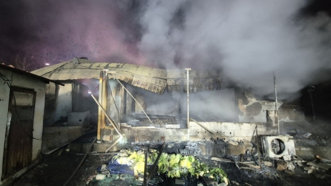 당시 화재가 난 주택.전북자치도소방본부 제공