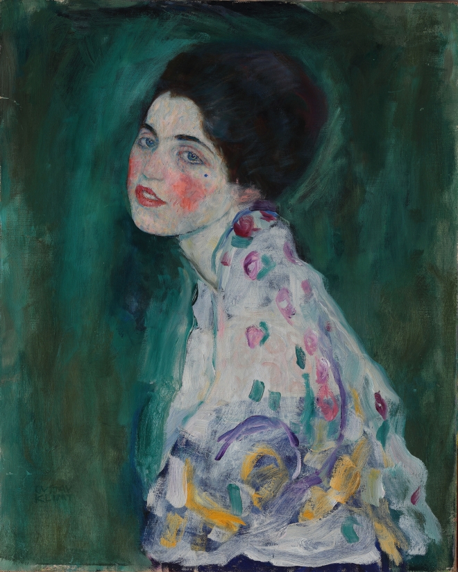 클림크,여인의 초상,68x55㎝,캔버스에 유화,1916.출처: 마이아트뮤지엄.