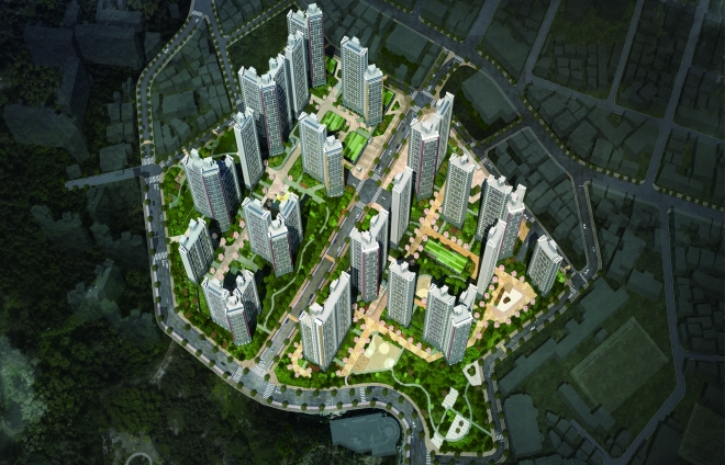 하남스타포레 1,2차 조감도