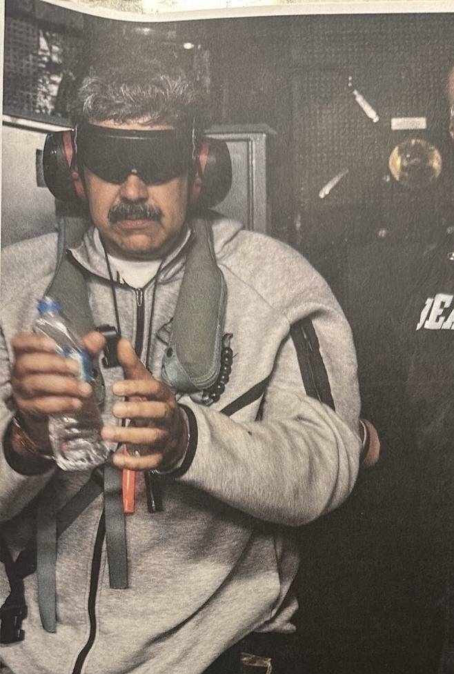 미군이 체포해 압송한 마두로 베네수엘라 대통령.연합뉴스