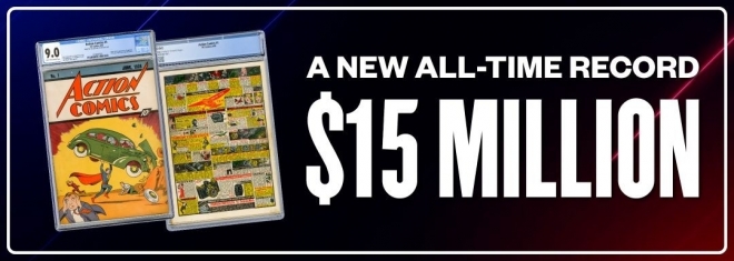 219억원에 팔린‘슈퍼맨’코믹스 초판본.코믹커넥트 홈페이지 캡처