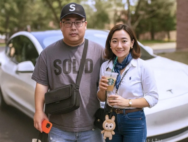 ‘영포티’를 상징적으로 표현한 AI 생성 이미지.온라인에서 확산된 전형적 이미지 중 하나다.