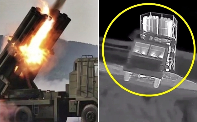 19일(현지시간) 우크라이나 무인시스템군(USF)는 전날 동부 도네츠크주 전장에서 자폭드론으로 북한제 M1991을 격파했다며 관련 영상을 공개했다.2026.1.19 우크라군