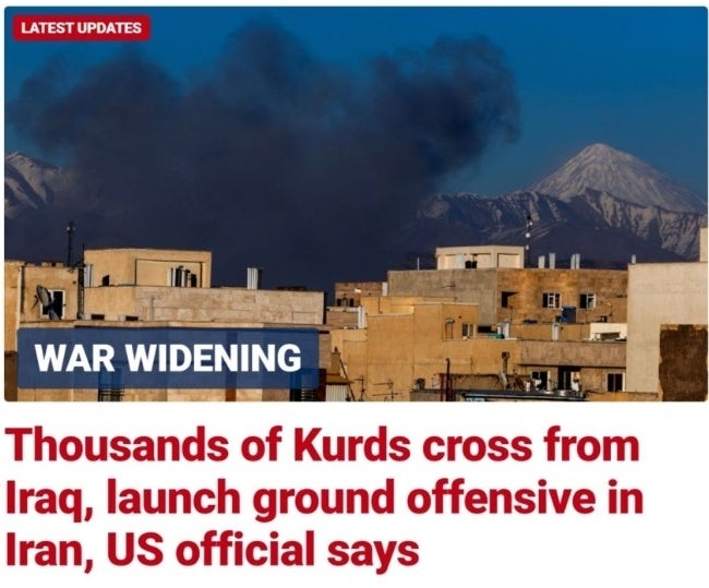 트럼프, 결국 ‘대리 지상전’ 시작…쿠르드족 “美 요청으로 이란 지상 공격 감행” [핫이슈]