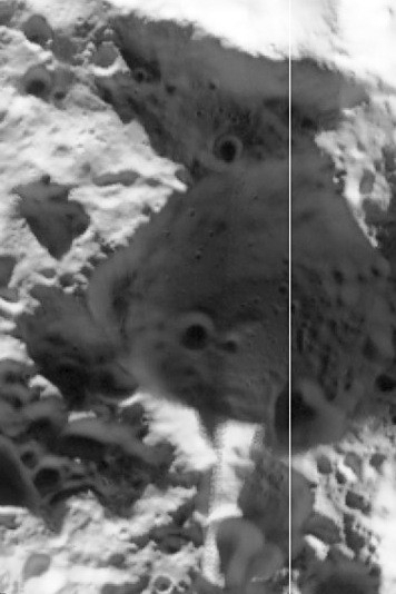 하워스 크레이터.나사 제공