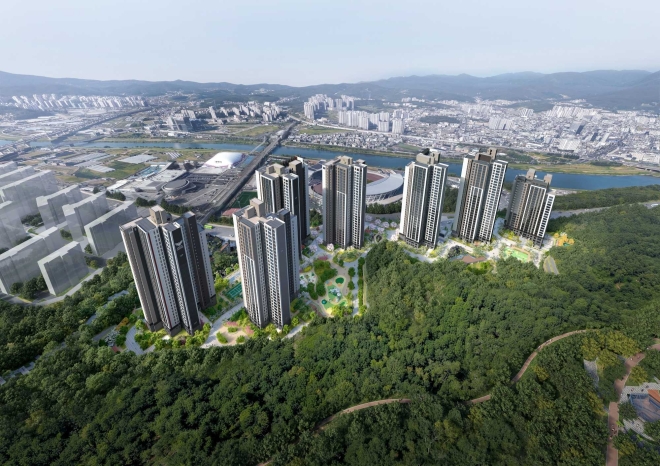 경기광주역 롯데캐슬 시그니처 조감도. 롯데건설 제공