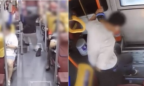 최근 청주에서 버스가 출발할 때 승객이 넘어져 버스기사가 금전적 보상을 한 사건이 잇달아 발생한 가운데 피해 당사자가 모두 동일인으로 확인됐다.MBC 뉴스 캡처