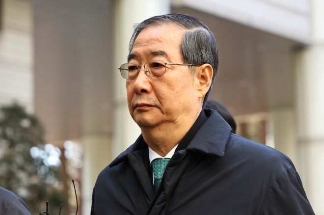 ‘헌법재판관 미임명·지명’ <b>한덕수</b> 前총리에 <b>징역</b> 5년 <b>구형</b>