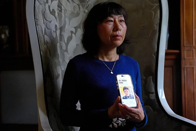 북한 핵실험으로 인한 지진 활동 등을 연구한 중국계 미국인 과학자 첸유린의 석방을 그의 아내가 호소하고 있다.엑스 캡처