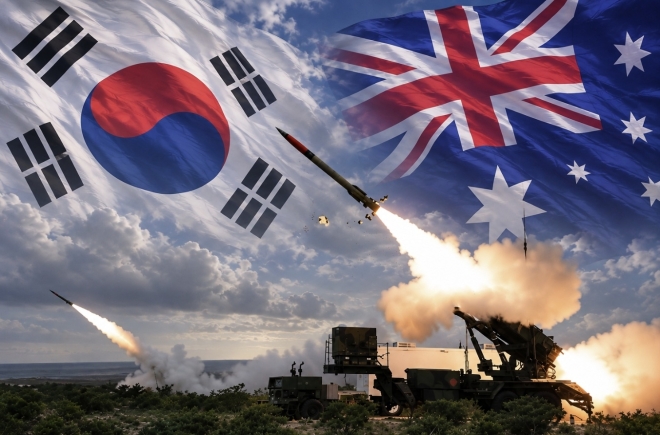 한국산 중거리 요격 체계인 천궁-Ⅱ(M-SAM2). AI 생성 이미지