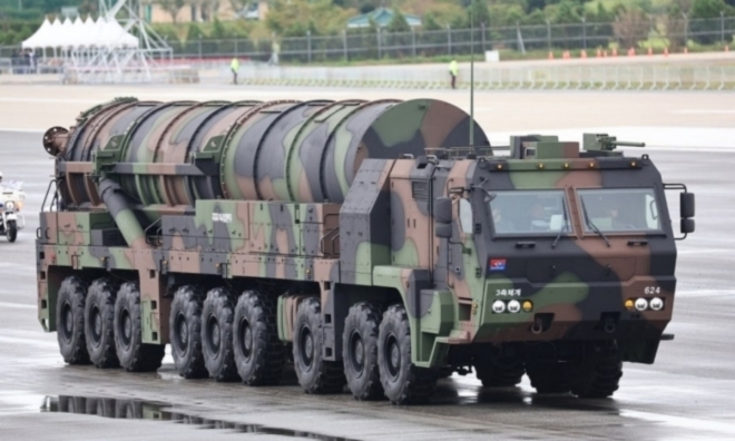 벙커버스터‘현무-5’지대지 탄도미사일.연합뉴스