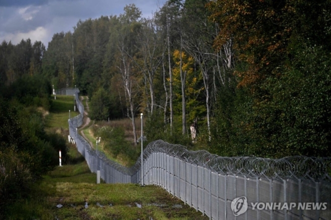칼리닌그라드·폴란드·리투아니아 국경지대.AFP 연합뉴스