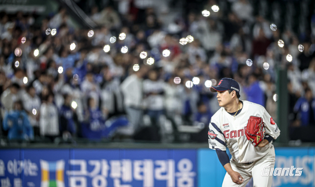 홈런 2방에 무너진 나균안·<b>구승민</b>…<b>롯데</b>, 안방서 삼성에 1-8 완패