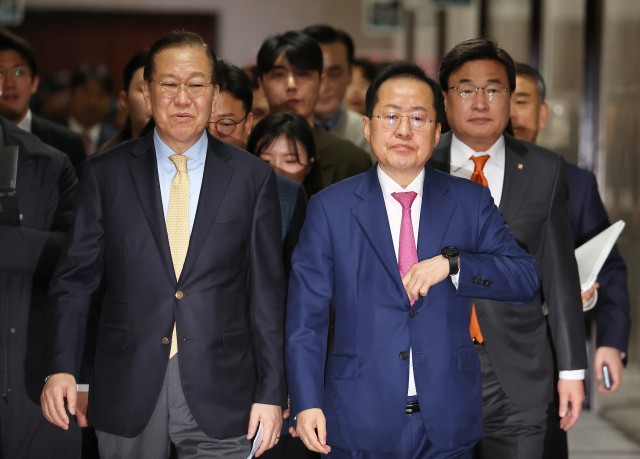 '<b>대선출마</b>' <b>홍준표</b> "계엄 사태 정리됐으니 이재명 심판해야"