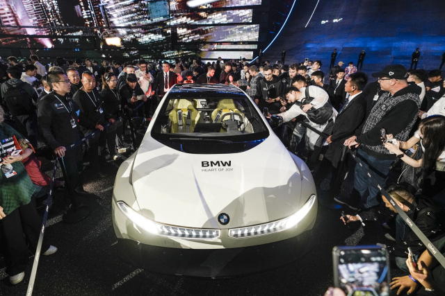 BMW가 공개한 고성능 시험 차량‘BMW 비전 드라이빙 익스피리언스.한국자동차기자협회 제공