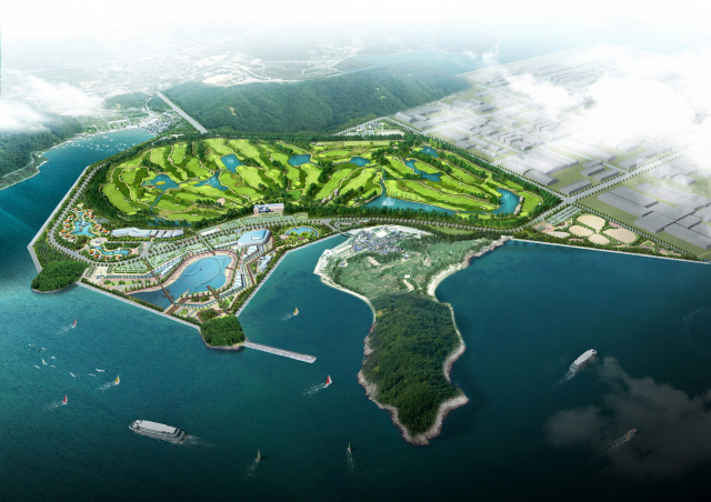 경남 창원시 진해구 웅동1지구 조감도.부산일보DB