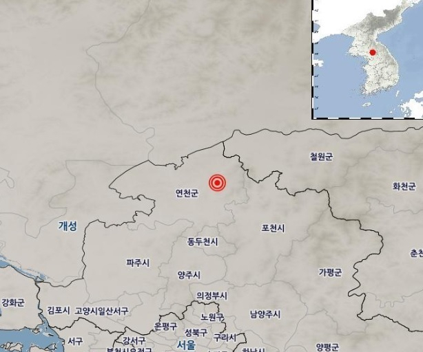 연천군 지진 위치