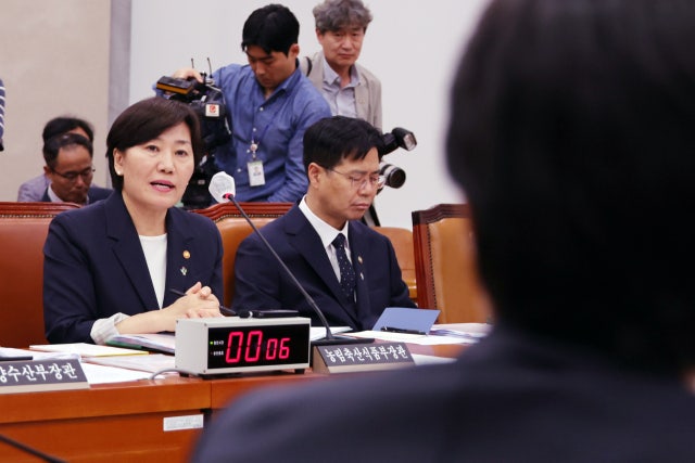 <b>송미령</b> "양곡법, '농망법' 표현에 사과…'<b>희망법</b>' 만들겠다"