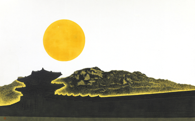 김형준, 계란산수. 산목＆휘갤러리 제공