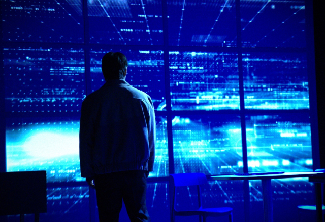 (재)부산문화회관의 2026년 첫 기획공연인 연극 '시뮬라시옹'이 오는 16~17일 부산시민회관 소극장 무대에 오른다. 부산문화회관 제공