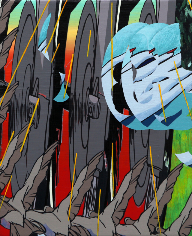 김도플, Untitled(Maybe super impose), 2025. 카린 제공