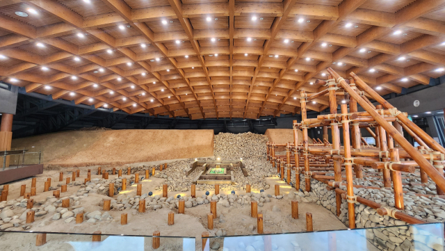 금관총 내부 모습