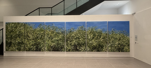 박웅배 작품 '당신이 이 제목을 읽는 지금, 우리는 우연히같은 흐름 위에 있습니다'. 김은영 기자 key66@