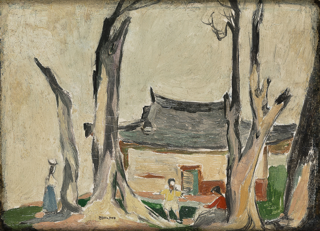 이인성 '풍경'(1930년대). 오케이앤피 제공