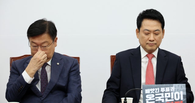 장동혁 버티기에 양향자 “지도부 총사퇴”… 의총서 결론 날까