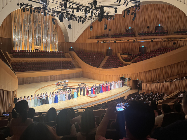 지난 8일 서울에서 열린 콘서트 모습. 한국음악교수법협회 제공