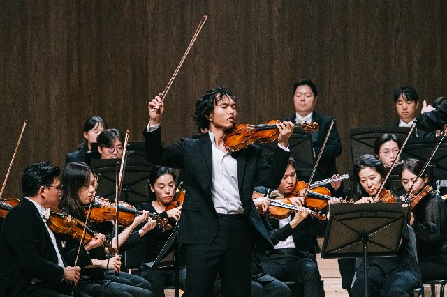 2024 윤이상국제음악콩쿠르 바이올린 부문 우승자 중국의 차오원 러. 통영국제음악재단 제공
