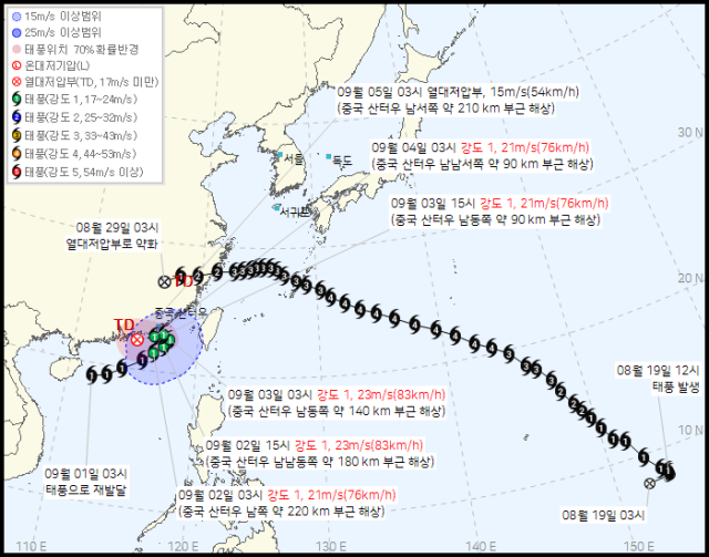 "이 <b>태풍</b> 뭐야?" 18호 <b>태풍</b> '사우델' 부활…<b>24호 태풍</b> '크로반' 이동<b>경로</b>...