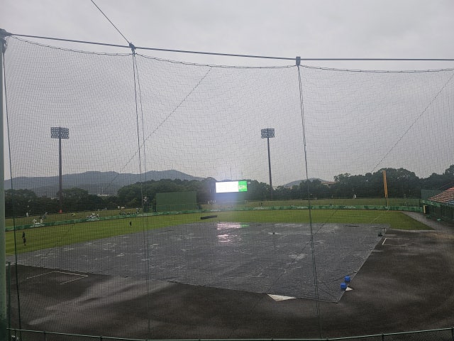 비오는 <b>결승</b>전 경기장…김주원 리드오프 카드 꺼내든 한국 [여기는 나고...