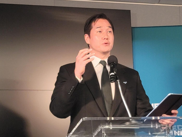 ◇ Actor Yoo Ji-tae, the ambassador for North Korean human rights promotion at the Ministry of Unification, is speaking in English at the '2024 North Korean Human Rights International Dialogue' held in Washington D.C., USA on July 22 (local time). 2024.7.2