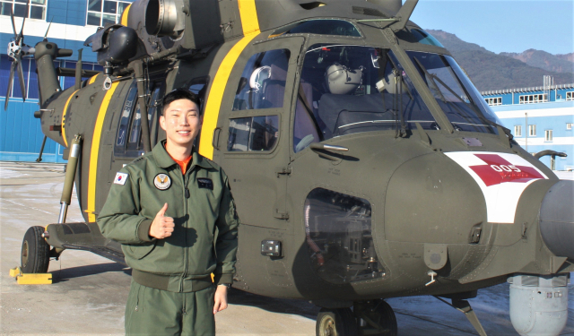 육군 3군단 직할 항공단 소속 이지홍 대위