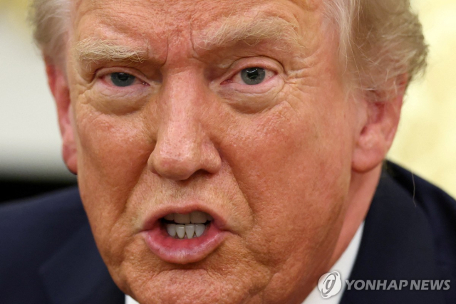 ◇도널드 트럼프 미국 대통령[로이터 연합뉴스 자료사진. 재판매 및 DB 금지. 연합뉴스.]