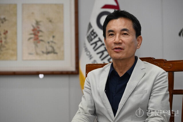 김진태 지사 “사전투표 폐지해야”…"민선 9기 통합하고 아울러야" 당부