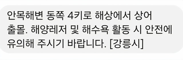 경포해수욕장 개장 첫날, 강릉서 상어 출몰 신고 잇따라