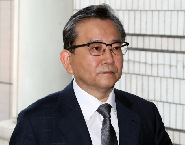 2019년 5월 서울중앙지법에서 열린 구속 전 피의자 심문에 출석하는 김학의 전 법무부 차관의 모습.연합뉴스